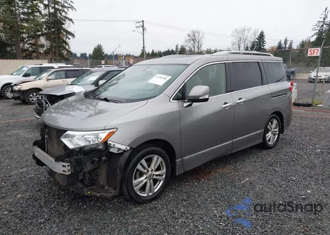 2012 Nissan Quest Sl from USA, damaged, VIN JN8AE2KP5C9046245